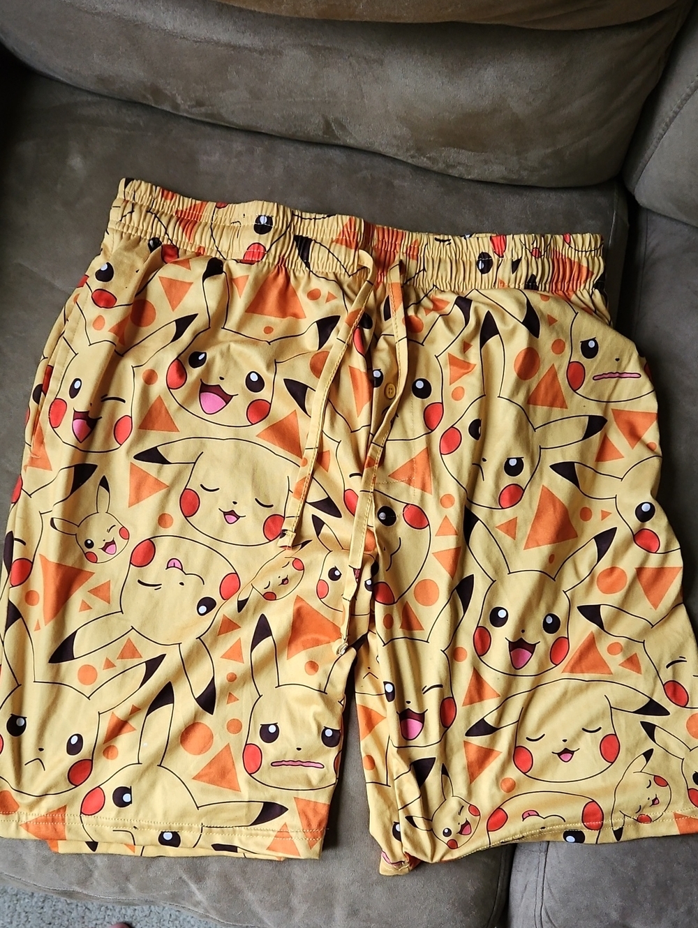 Pokemon Pikachu Mens Pajama Shorts Selling 1 Large And 1 XL Separately